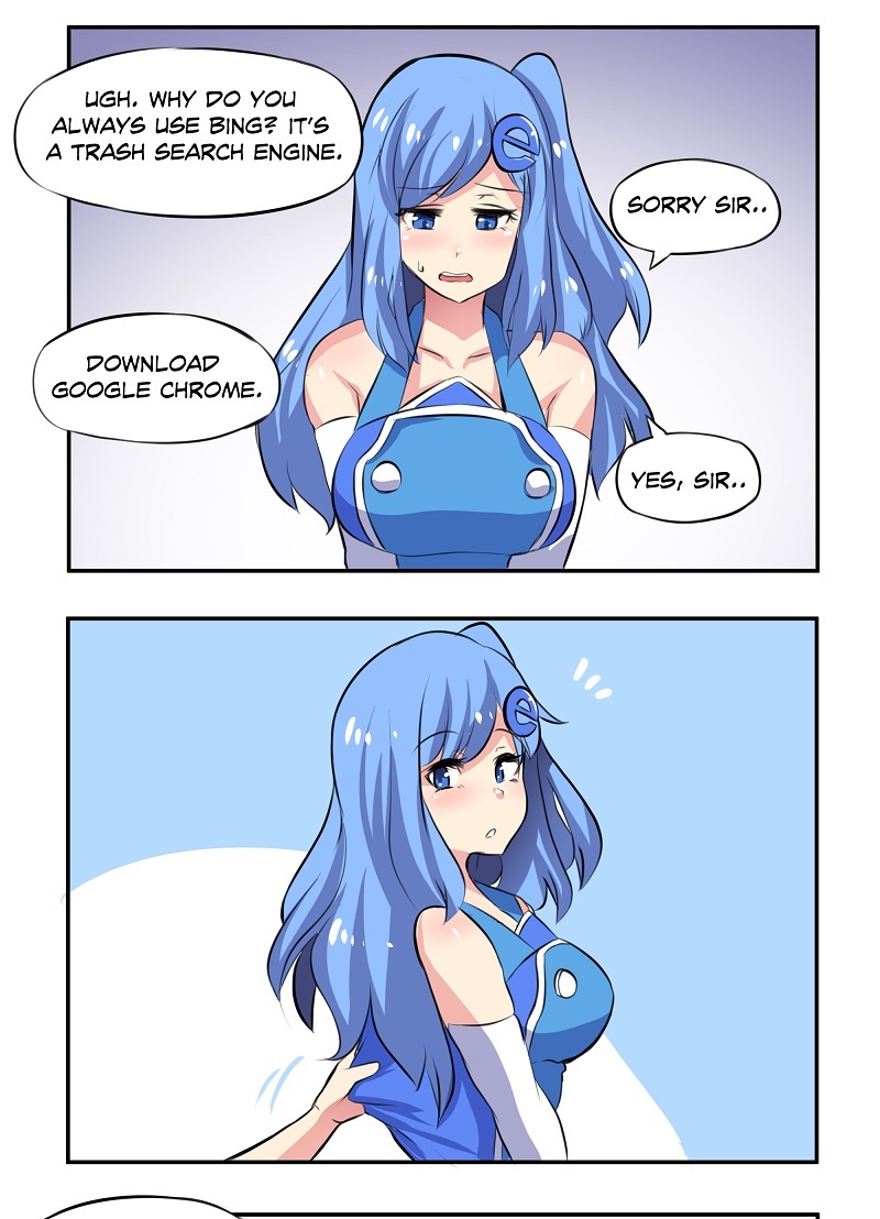 Internet explorer webtoon