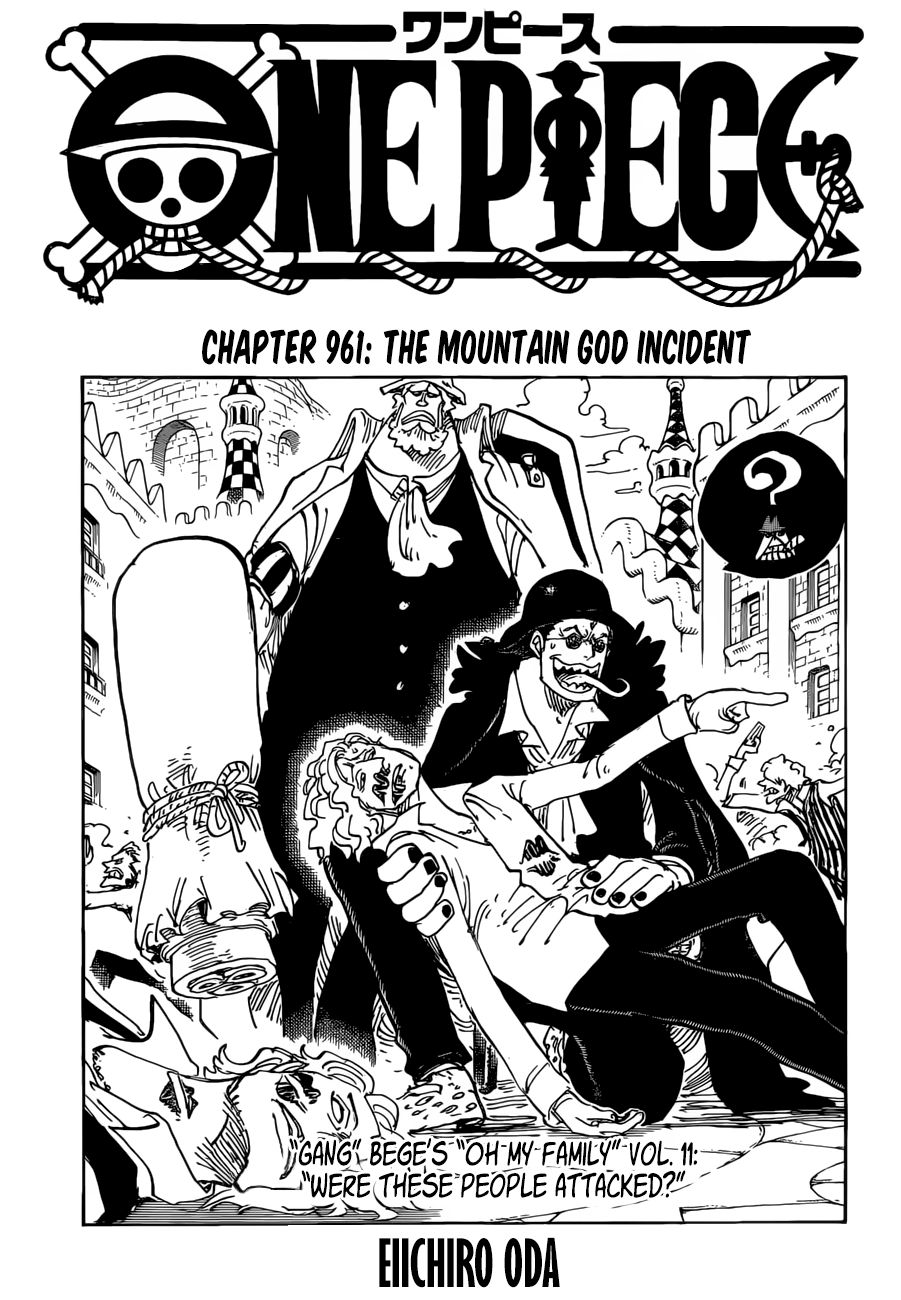 One Piece Chapter 961 The Mountain God Incident Free Yaoi Hentai Online Yaoi Porn Yaoi Haven Hentai Manga Hentai Manhwa